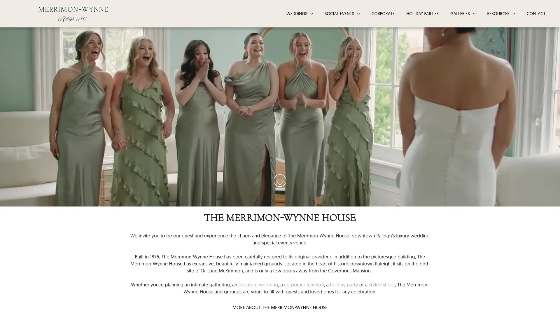 Merrimon-Wynne House historic Southern mansion