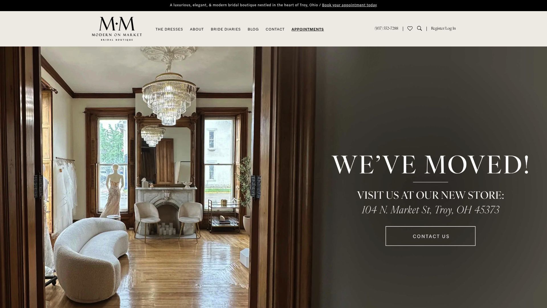 Modern On Market contemporary bridal boutique