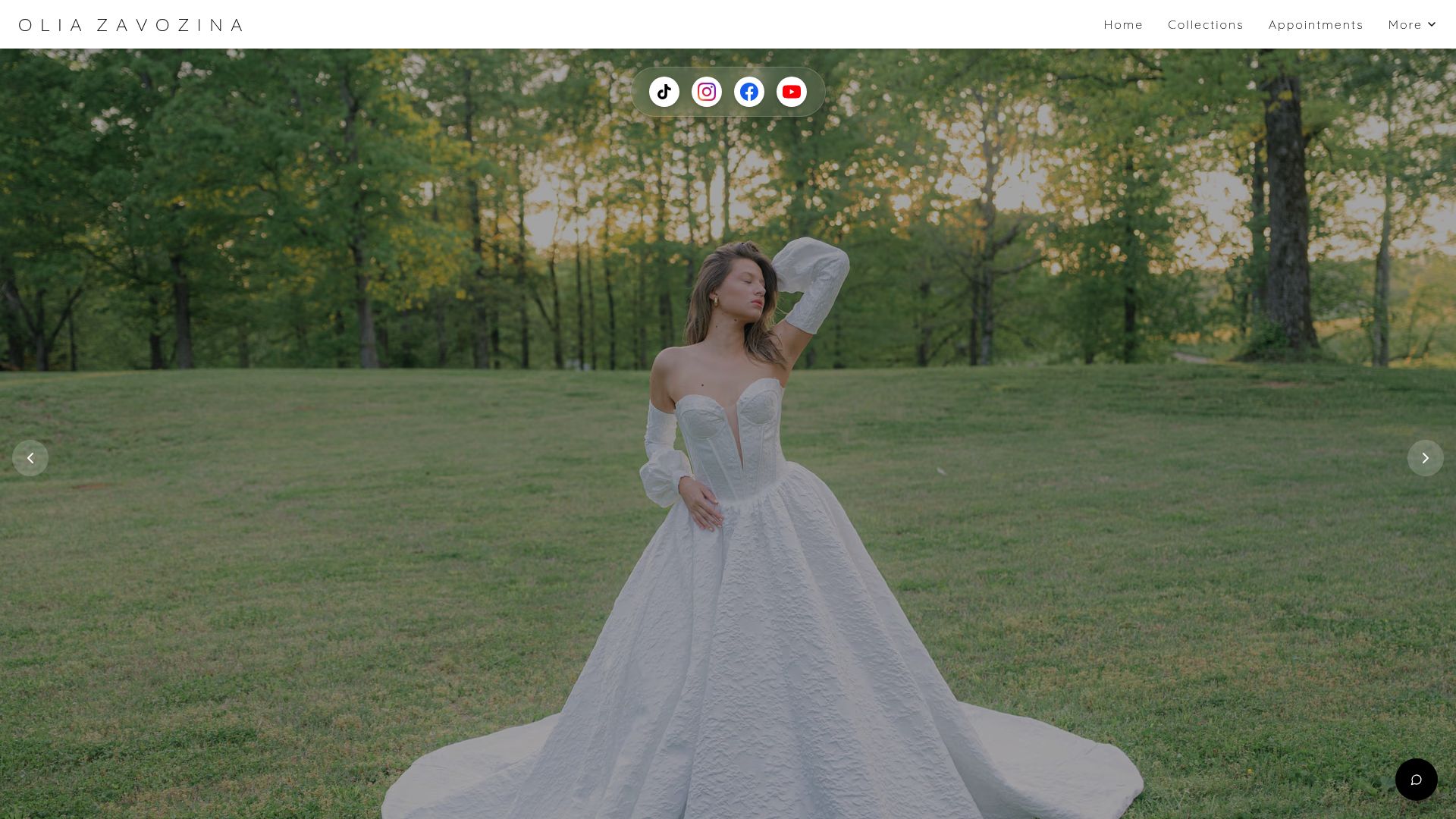 Olia Zavozina Bridal custom dress creation studio