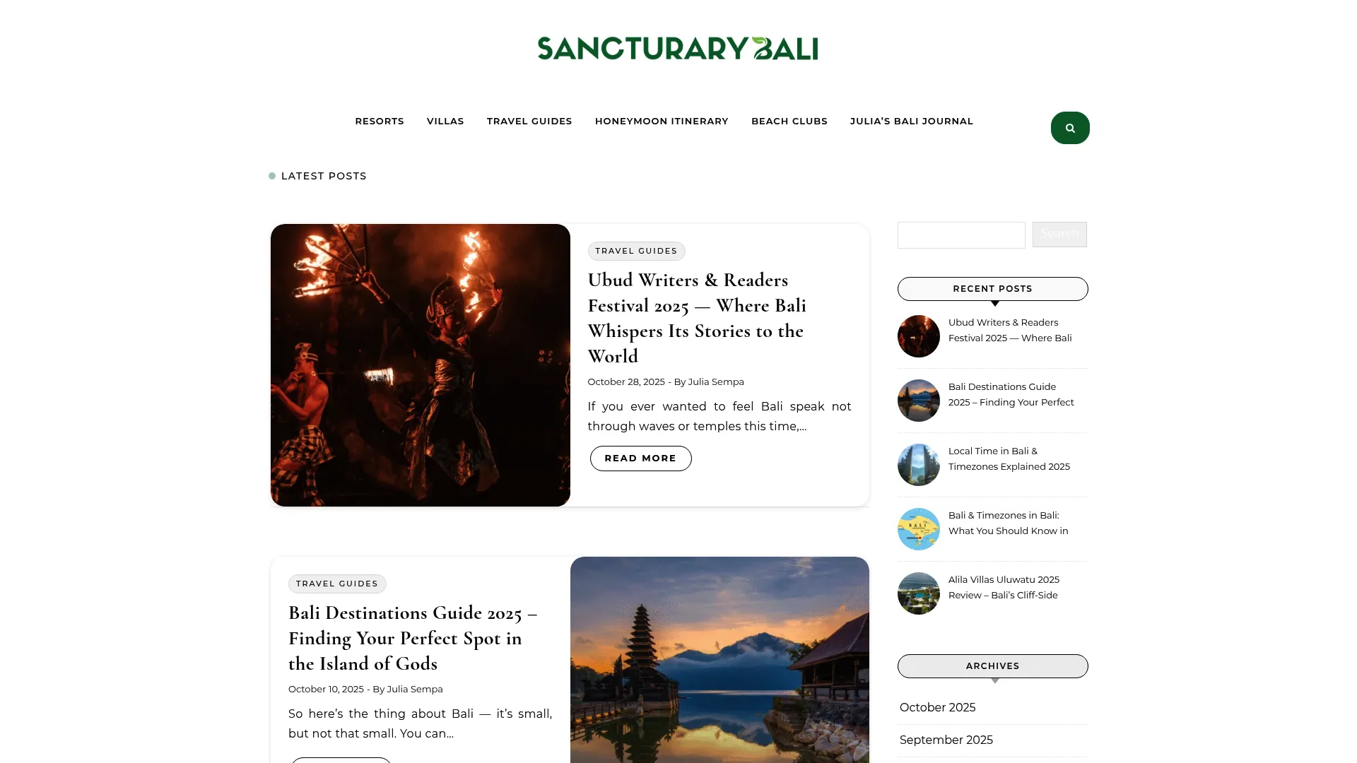 The Sanctuary Bali tropical garden wedding setting