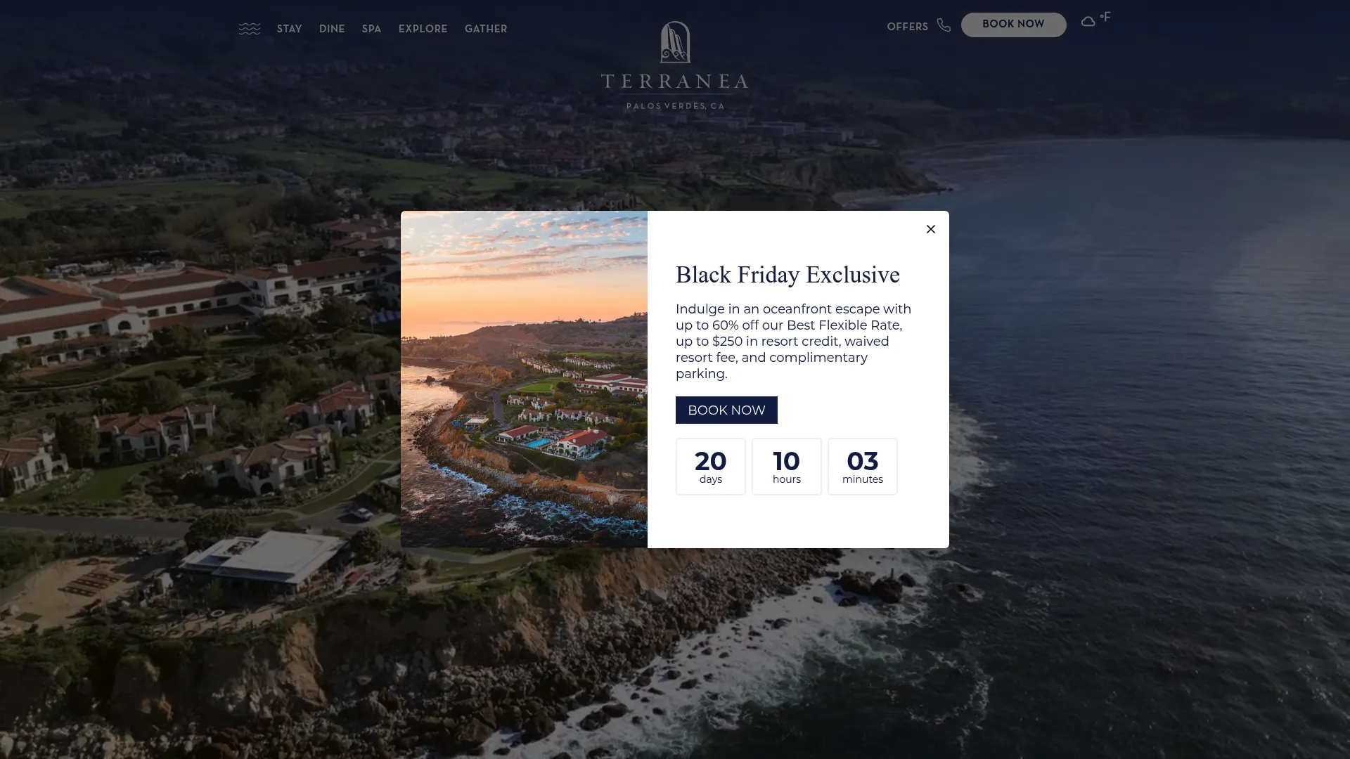 Terranea Resort oceanfront wedding venue