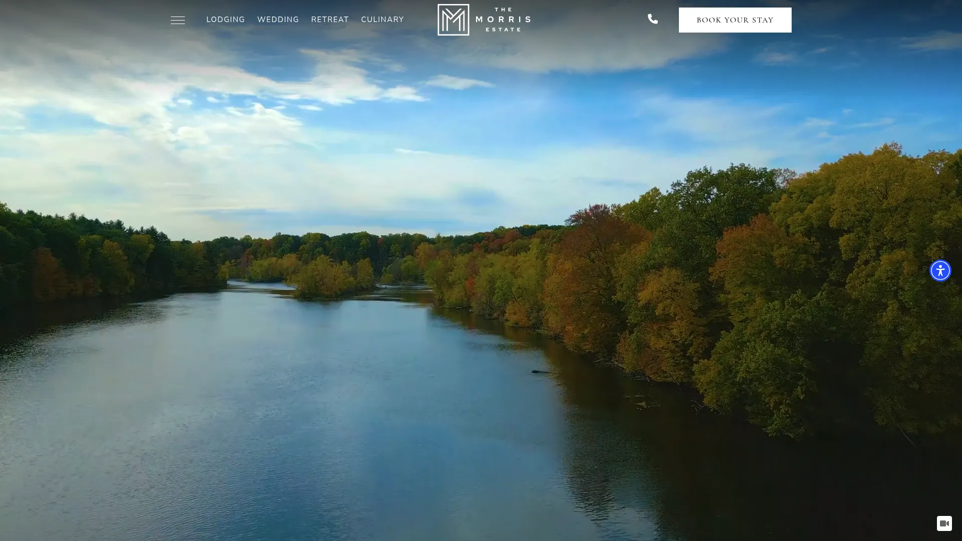 The Morris Estate riverfront wedding venue