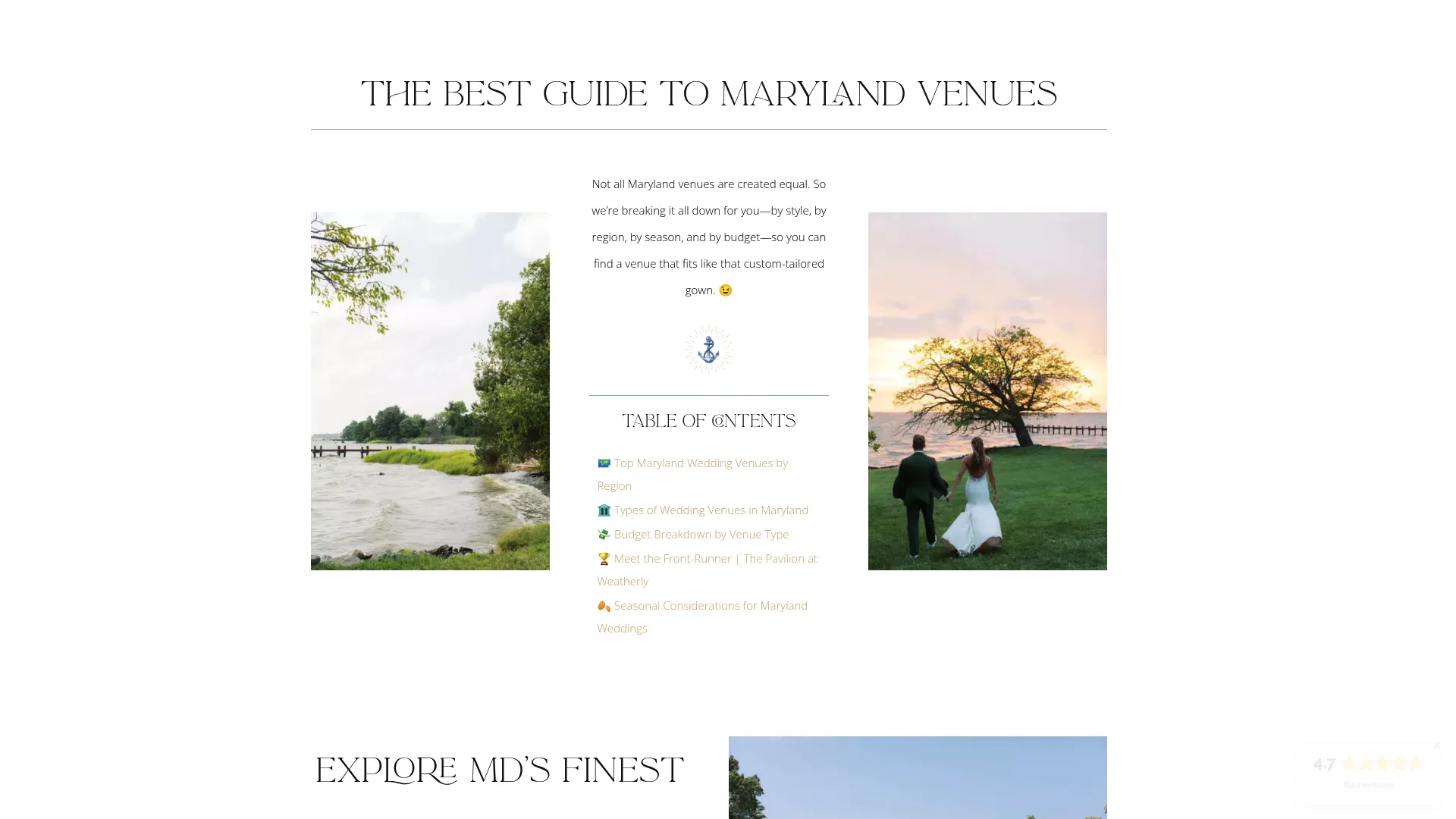 The Pavilion at Weatherly waterfront wedding venue
