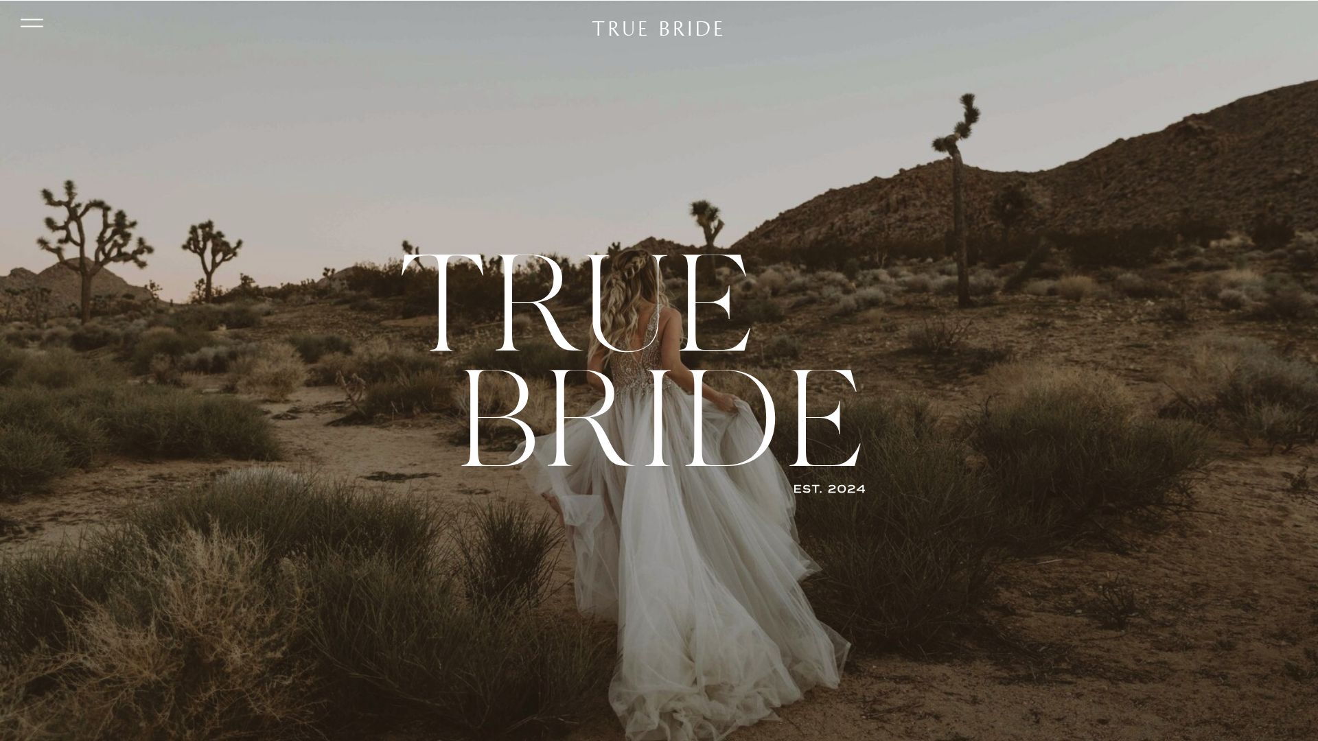 True Bride bridal boutique website
