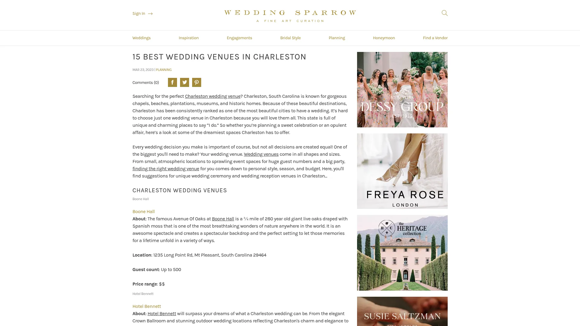 Hotel Bennett modern luxury ballroom with high ceilings