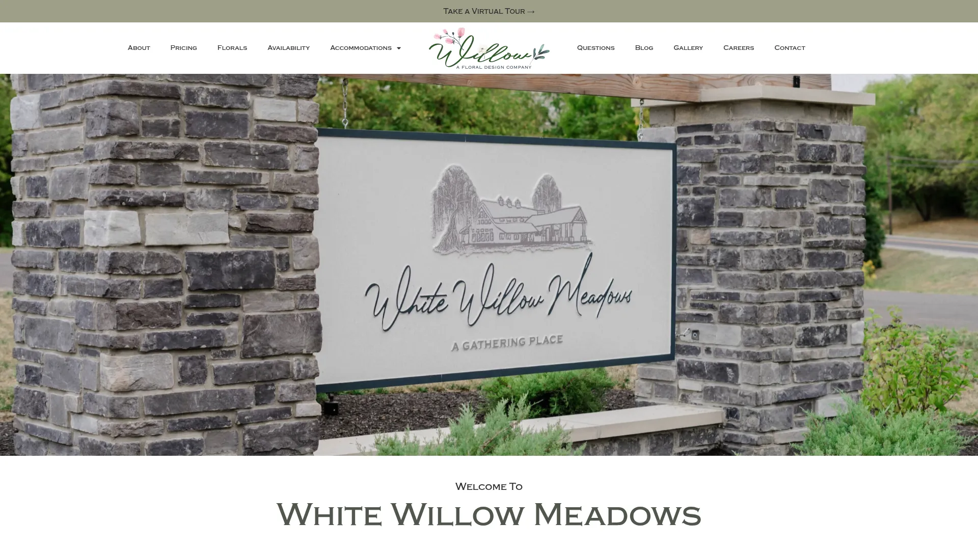 White Willow Meadows luxury barn wedding venue