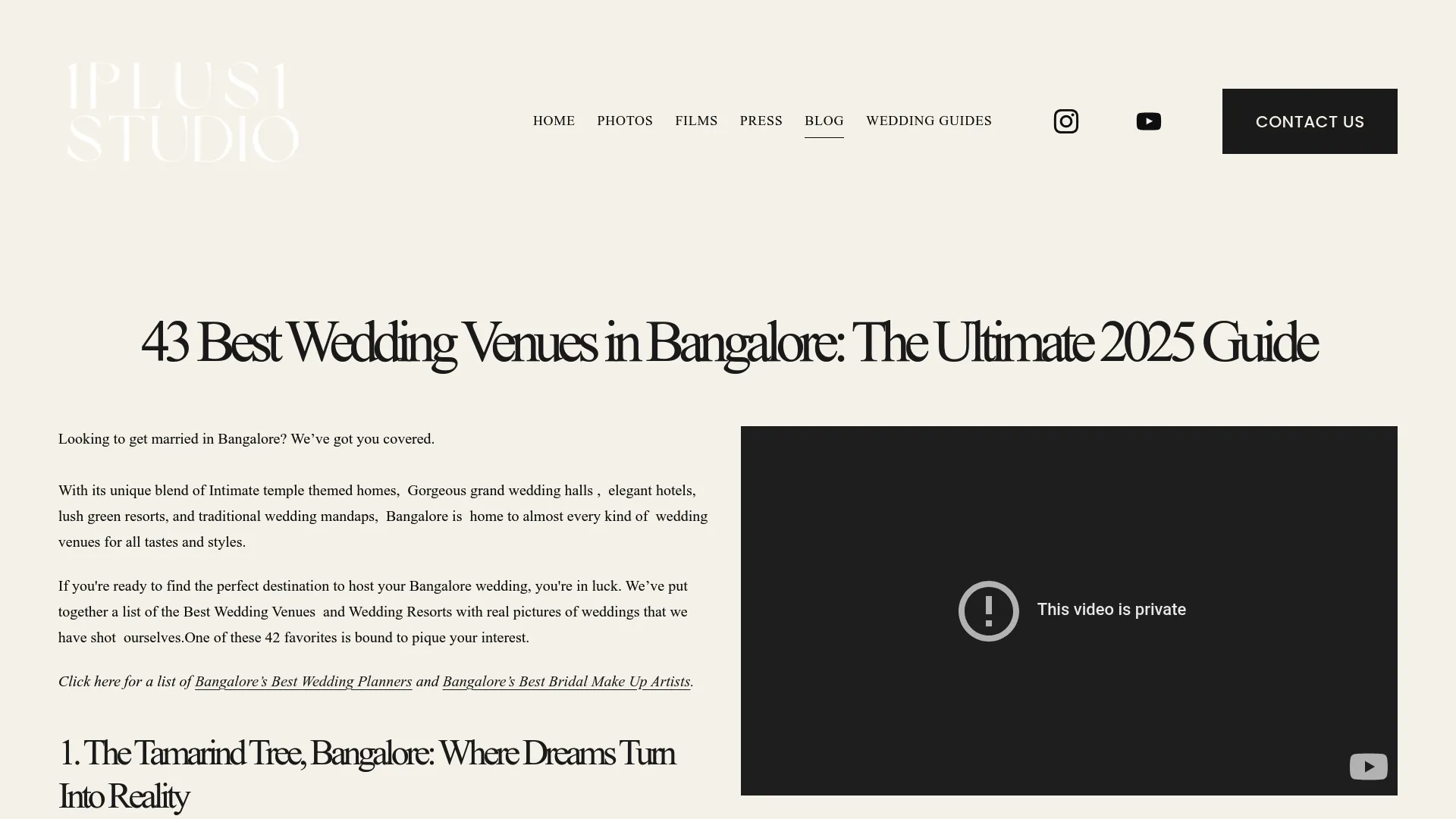 The Ritz-Carlton Bangalore pillar-less ballroom and city views