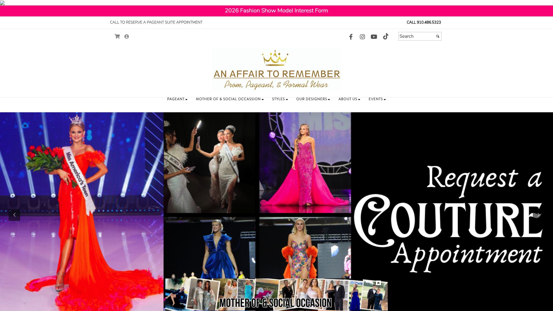 All About the Rhinestones website screenshot