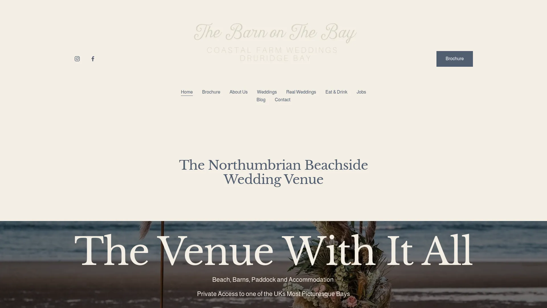 Barn on the Bay coastal wedding venue