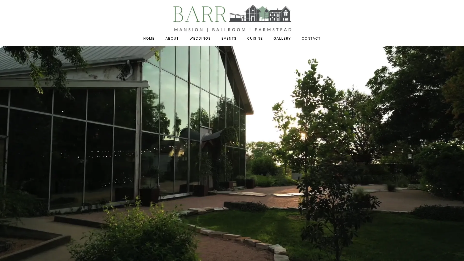 Barr Mansion wedding venue exterior