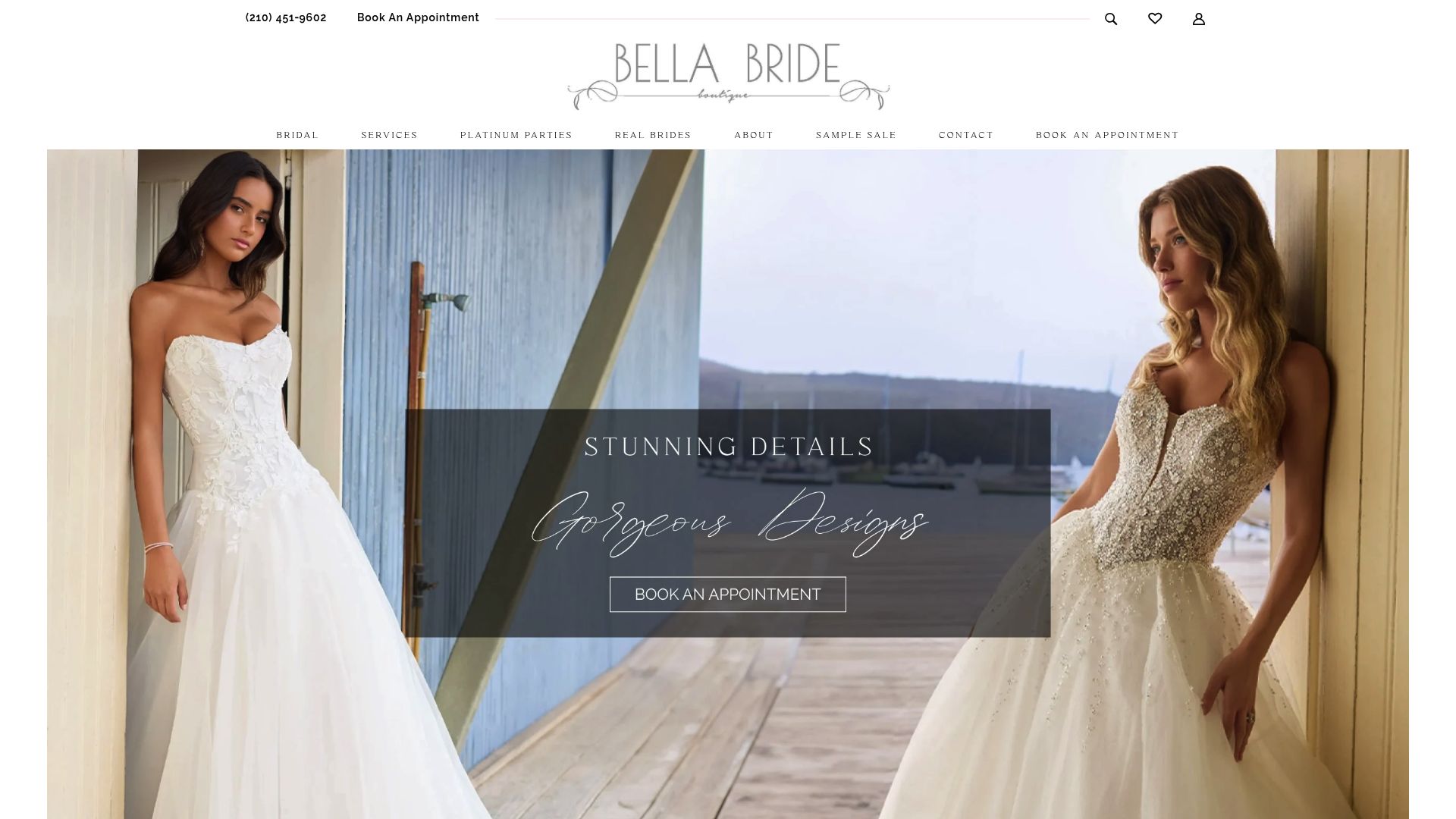 Bella Bride Boutique showroom