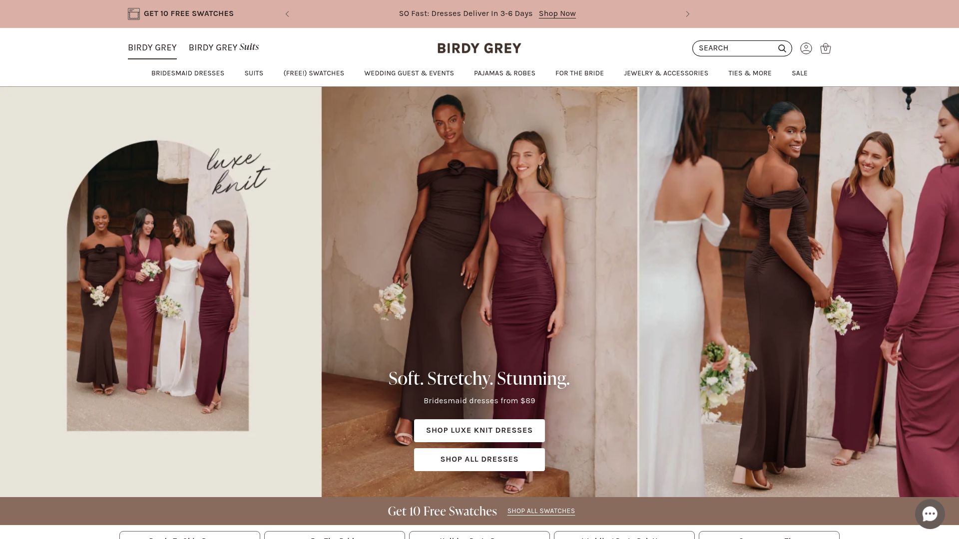 Birdy Grey website homepage