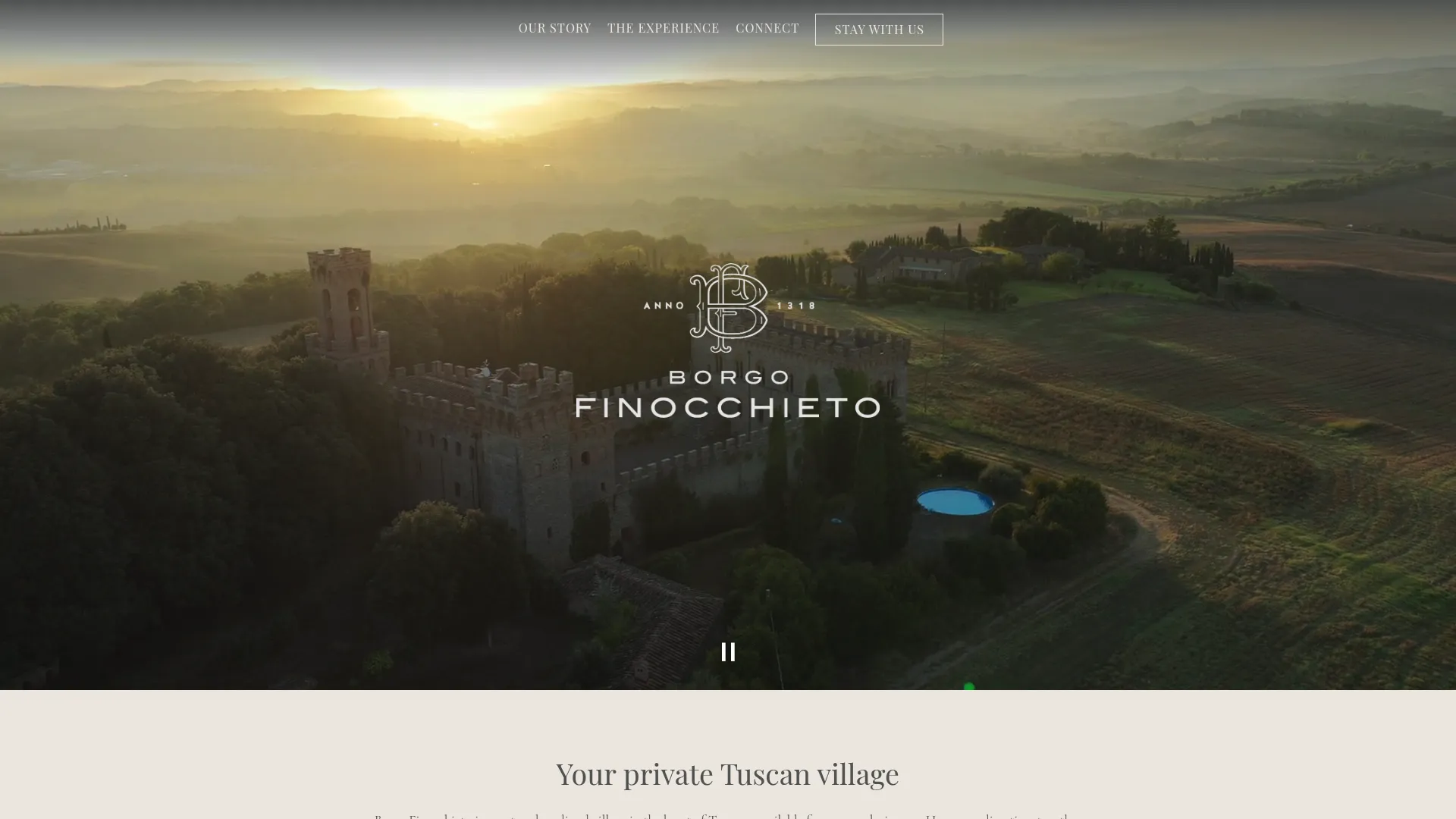 Borgo Finocchieto exclusive medieval village hilltop