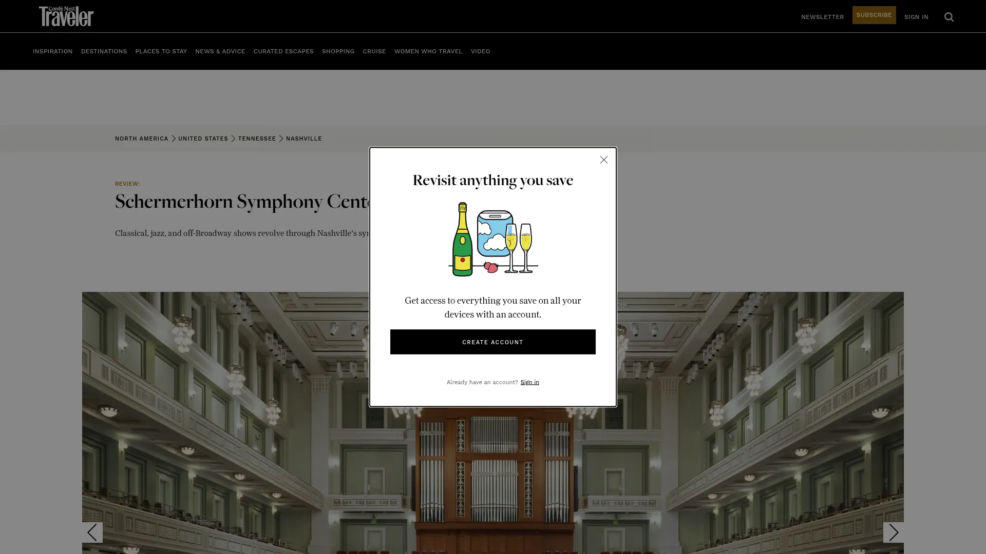 Schermerhorn Symphony Center classic architecture and concert hall