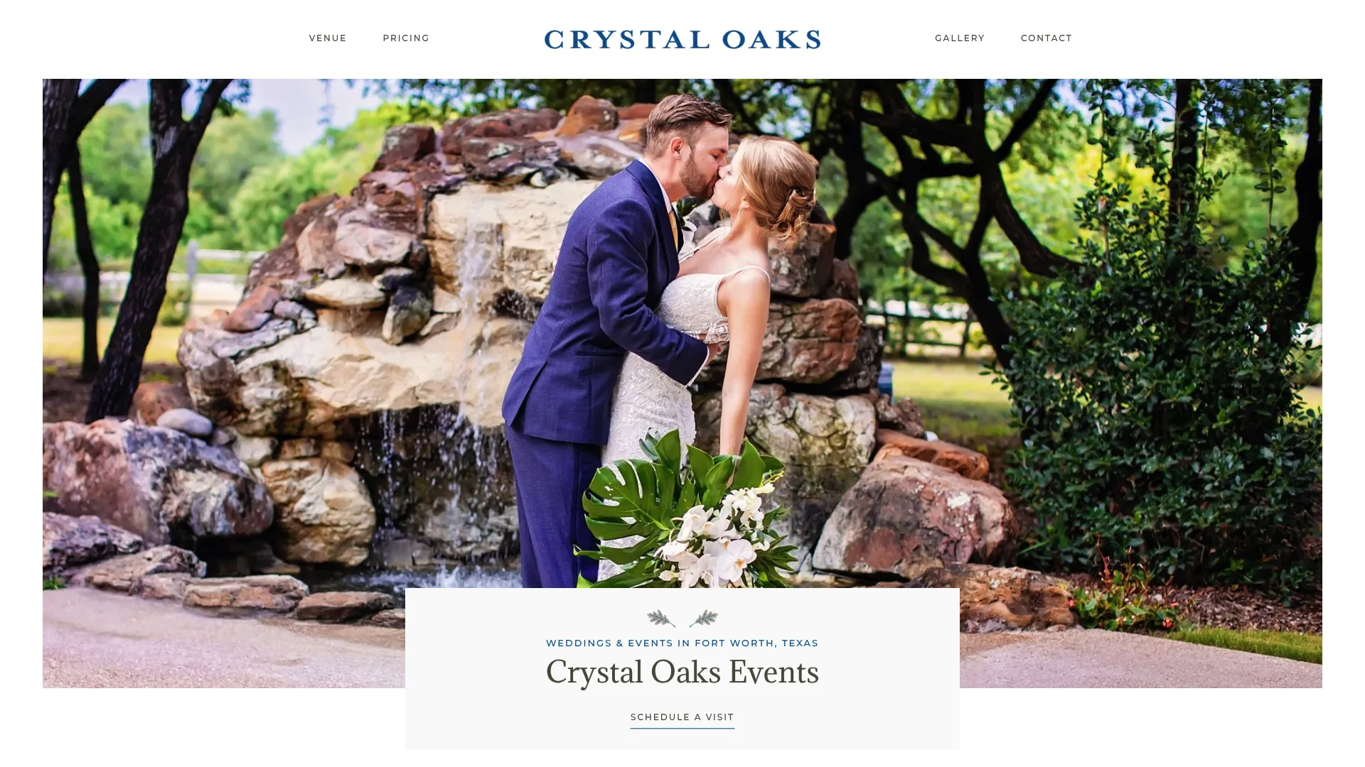 Crystal Oaks Events rustic-luxe ballroom