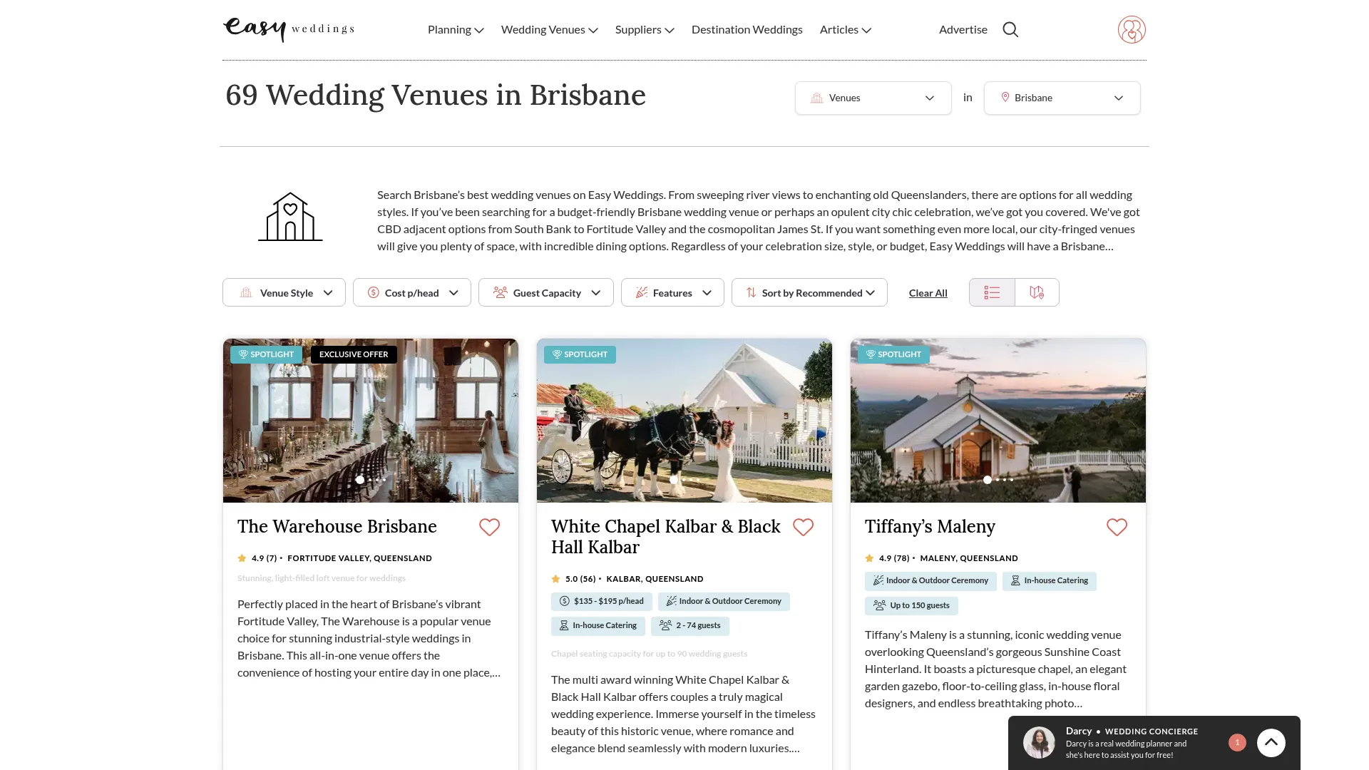 Cloudland venue with lush plants and dramatic interior waterfall