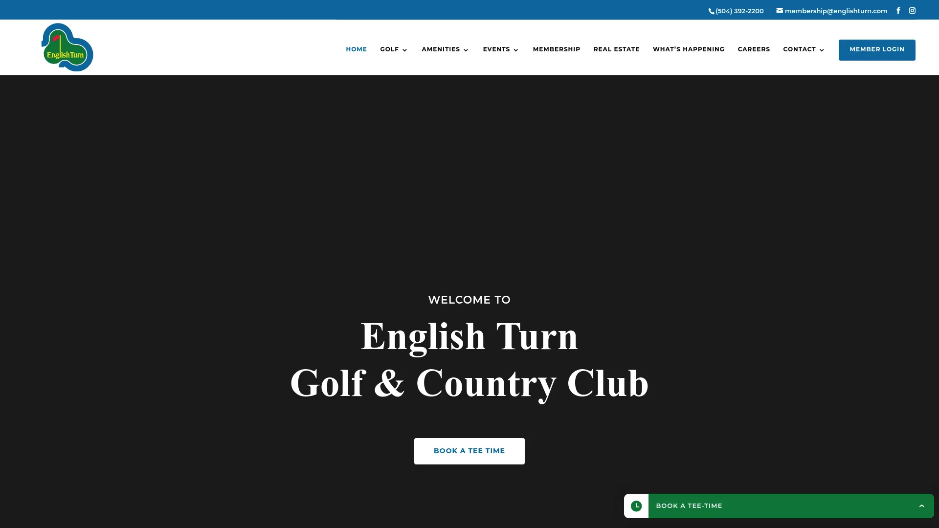 English Turn Golf Country Club championship course wedding venue