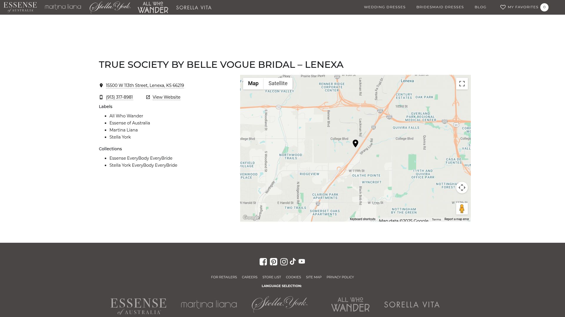 Belle Vogue Bridal Essense Designs location