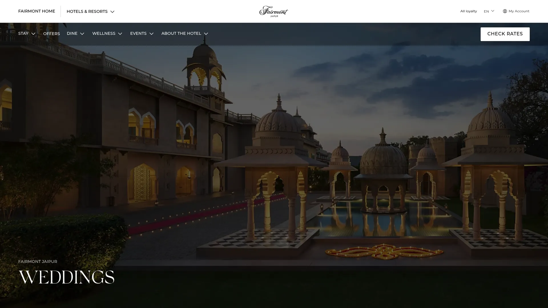 Fairmont Jaipur wedding venues