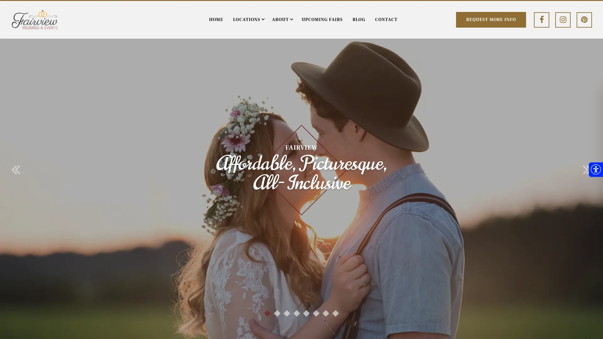 Fairview Napa all-inclusive wedding venue