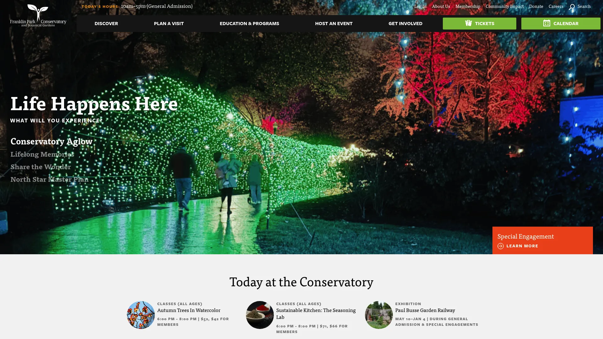 Franklin Park Conservatory botanical wedding venue