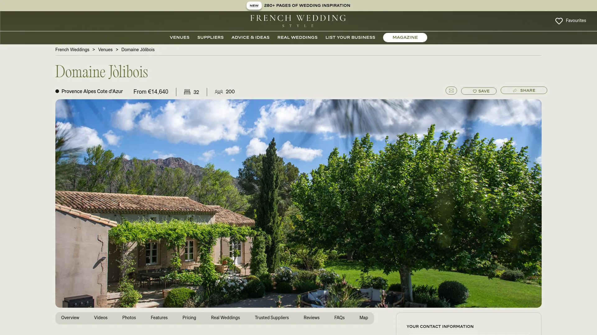 Domaine Jòlibois working olive farm wedding venue