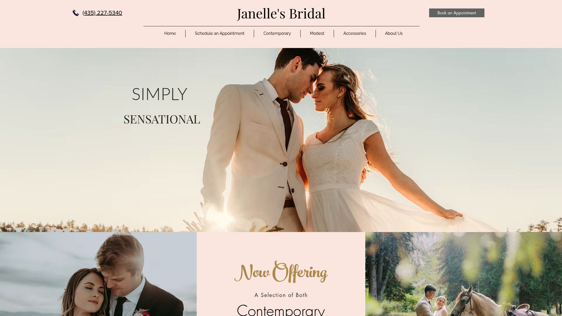 Janelle's Bridal Logan location