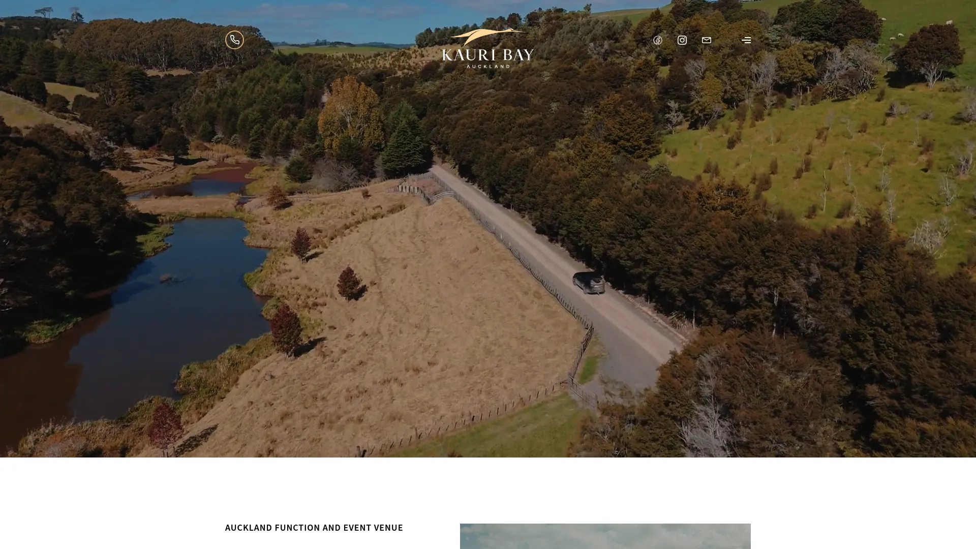 Kauri Bay Boomrock modern lodge with countryside views and extreme golf course