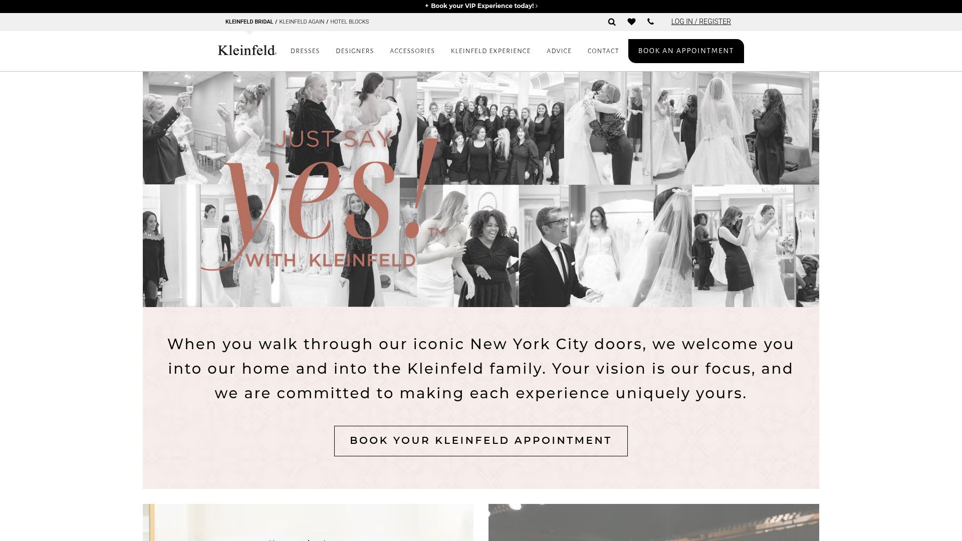 Kleinfeld Bridal showroom