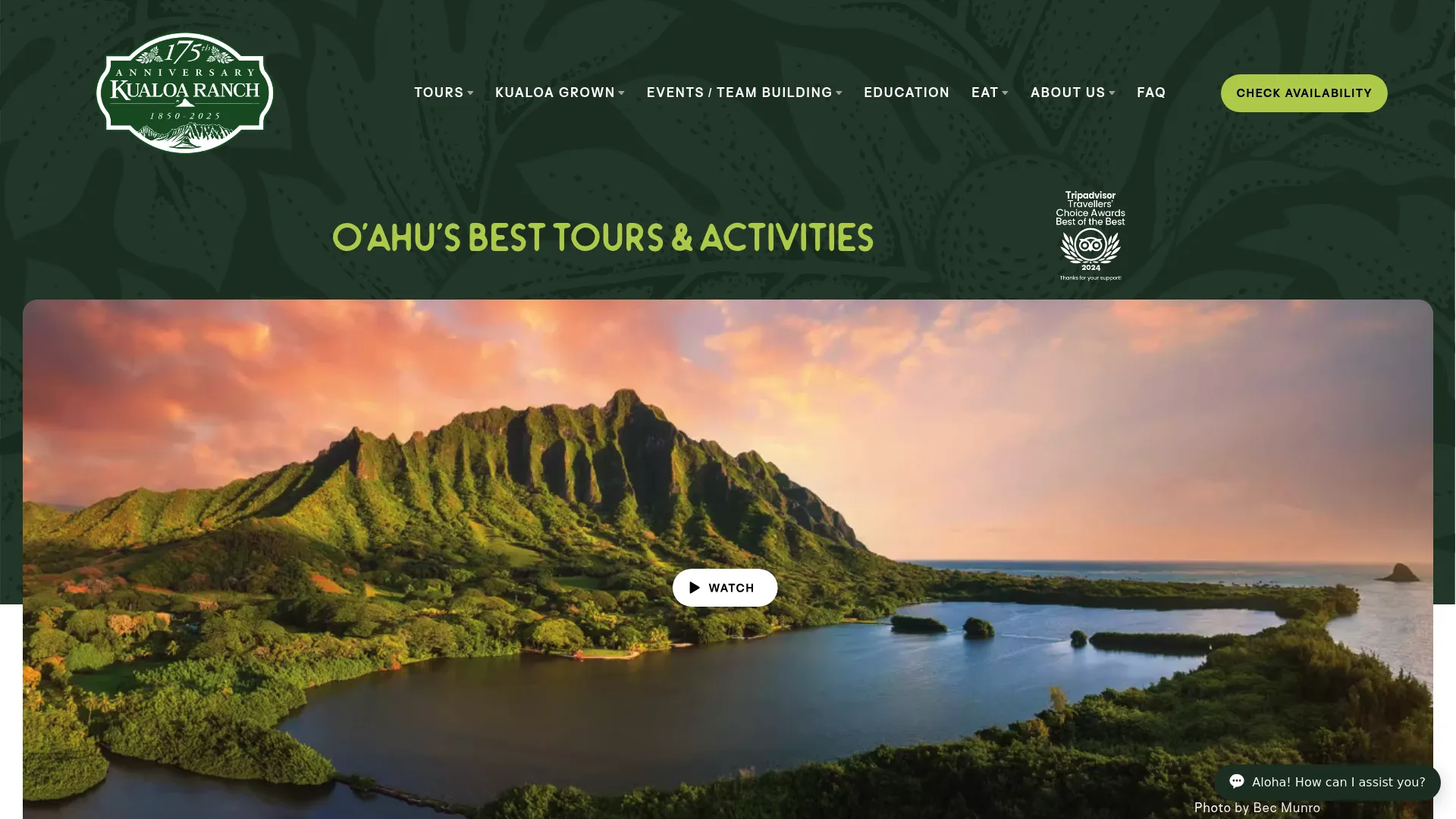 Kualoa Ranch Hollywood filming location wedding venue