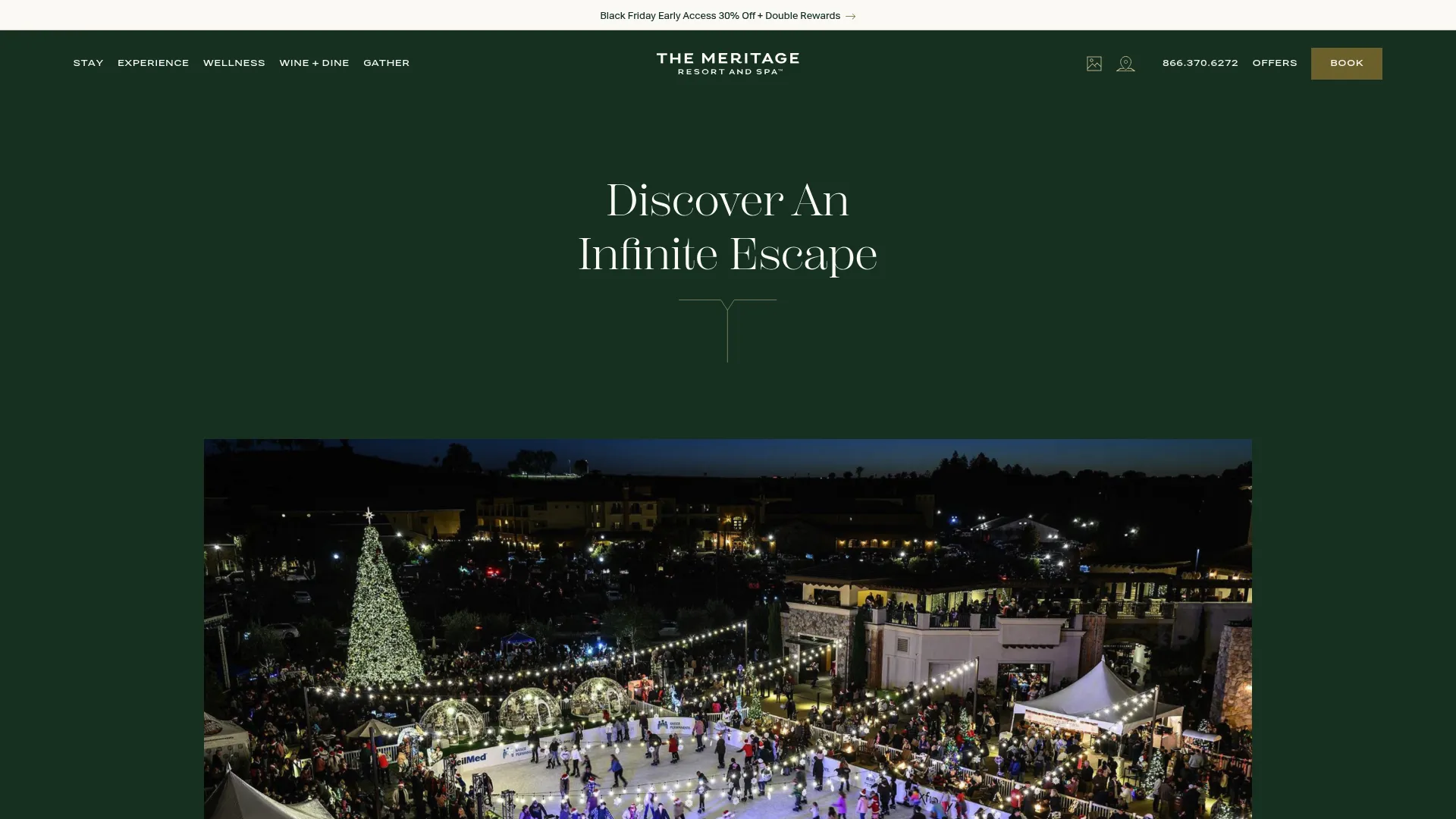 The Meritage Resort wine cave wedding venue