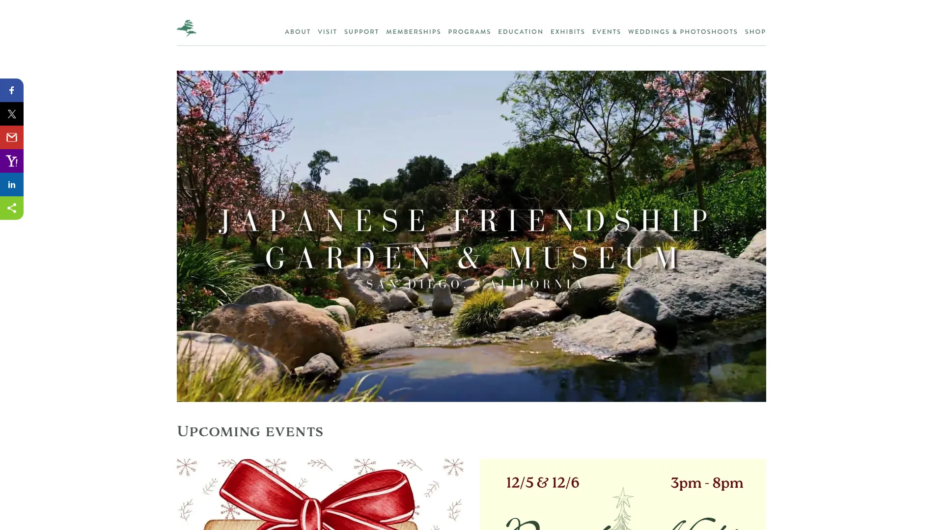 Japanese Friendship Garden koi pond and zen pavilion wedding setting