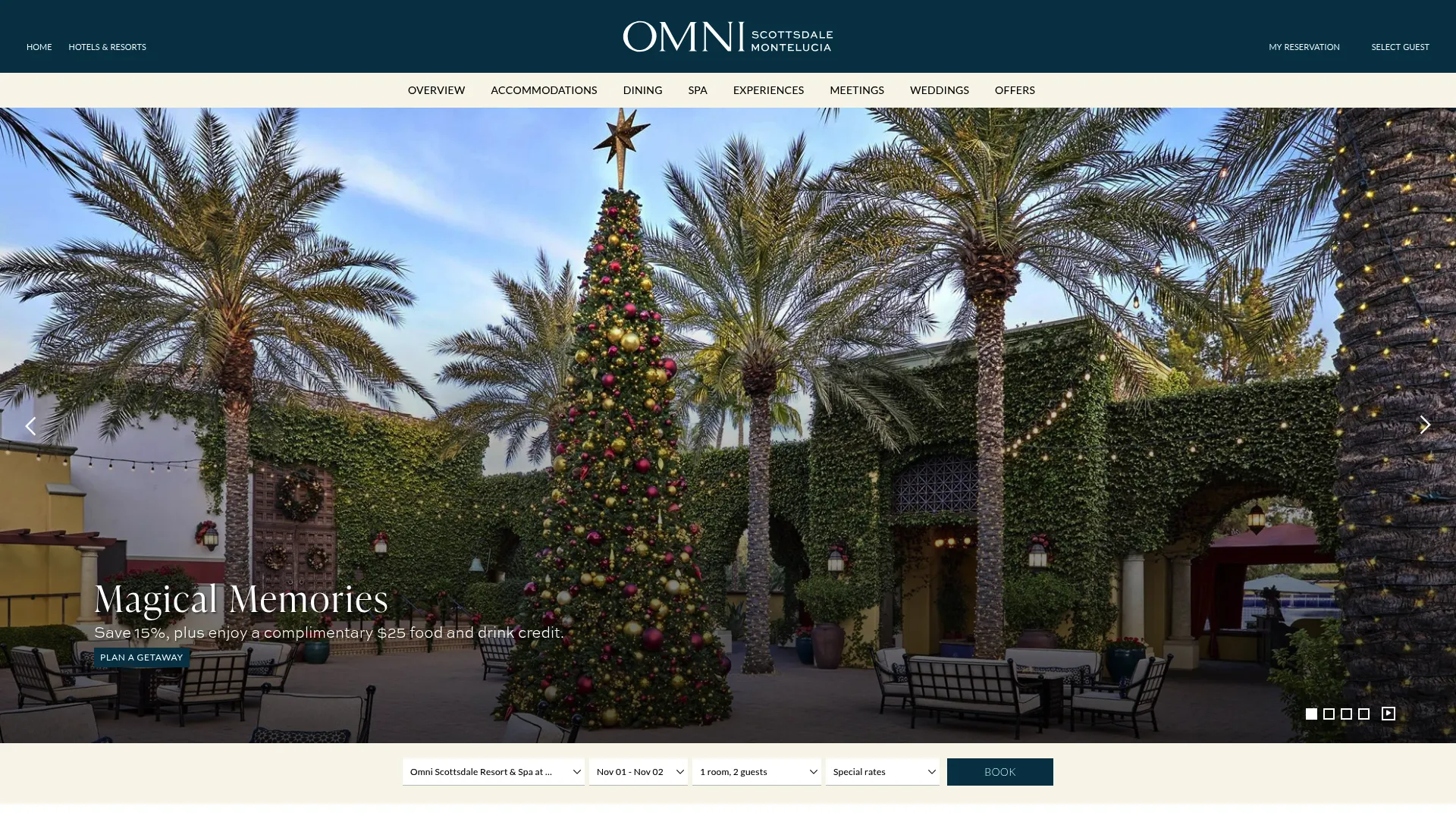 Omni Scottsdale Montelucia Spanish-inspired wedding resort