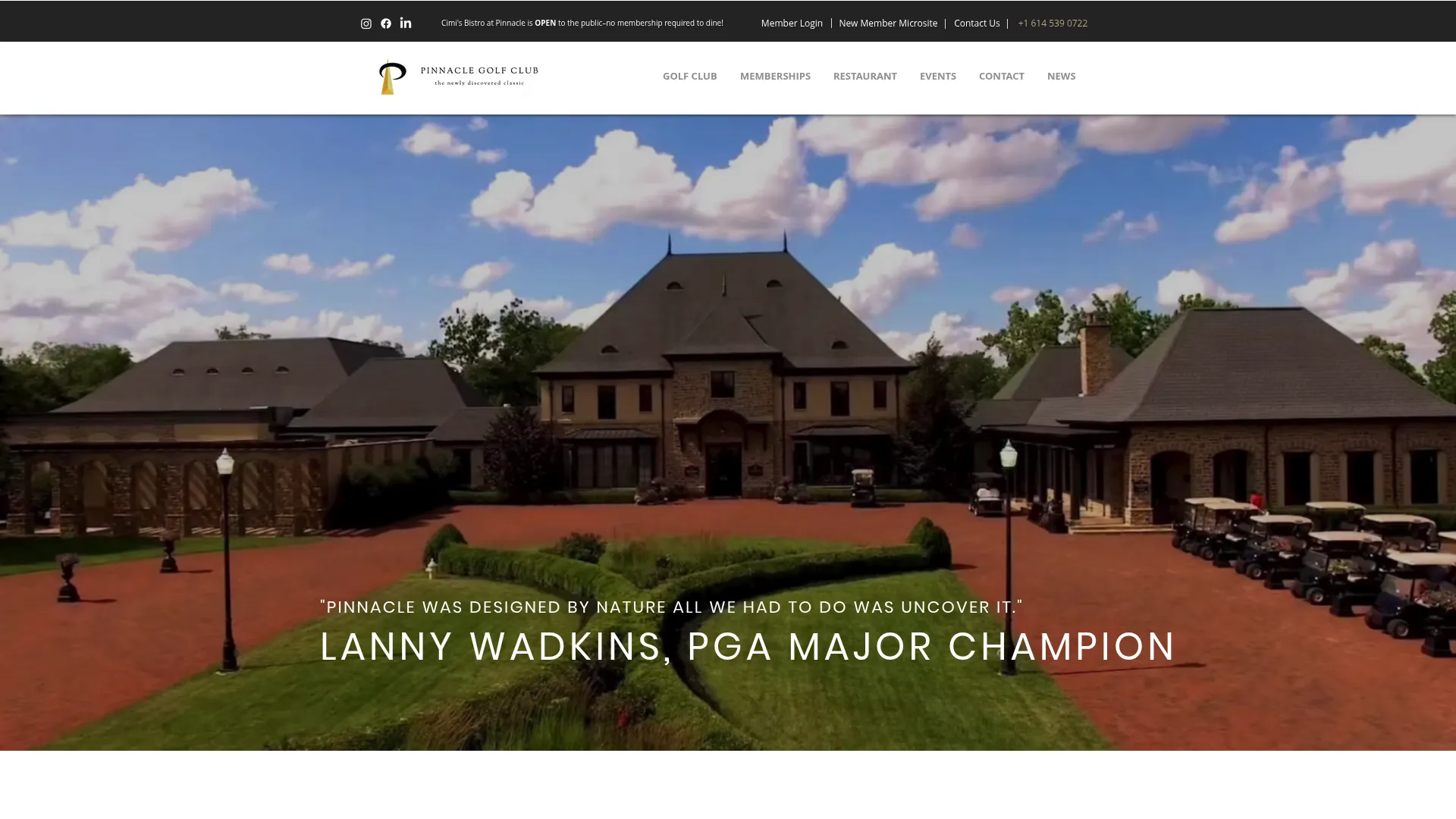 Pinnacle Golf Club English manor wedding venue