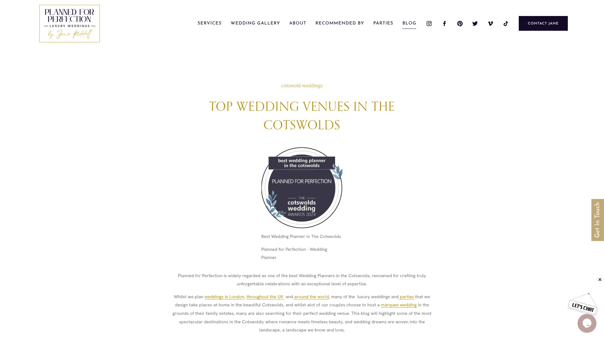 Cornwell Manor beautiful Cotswolds wedding venue