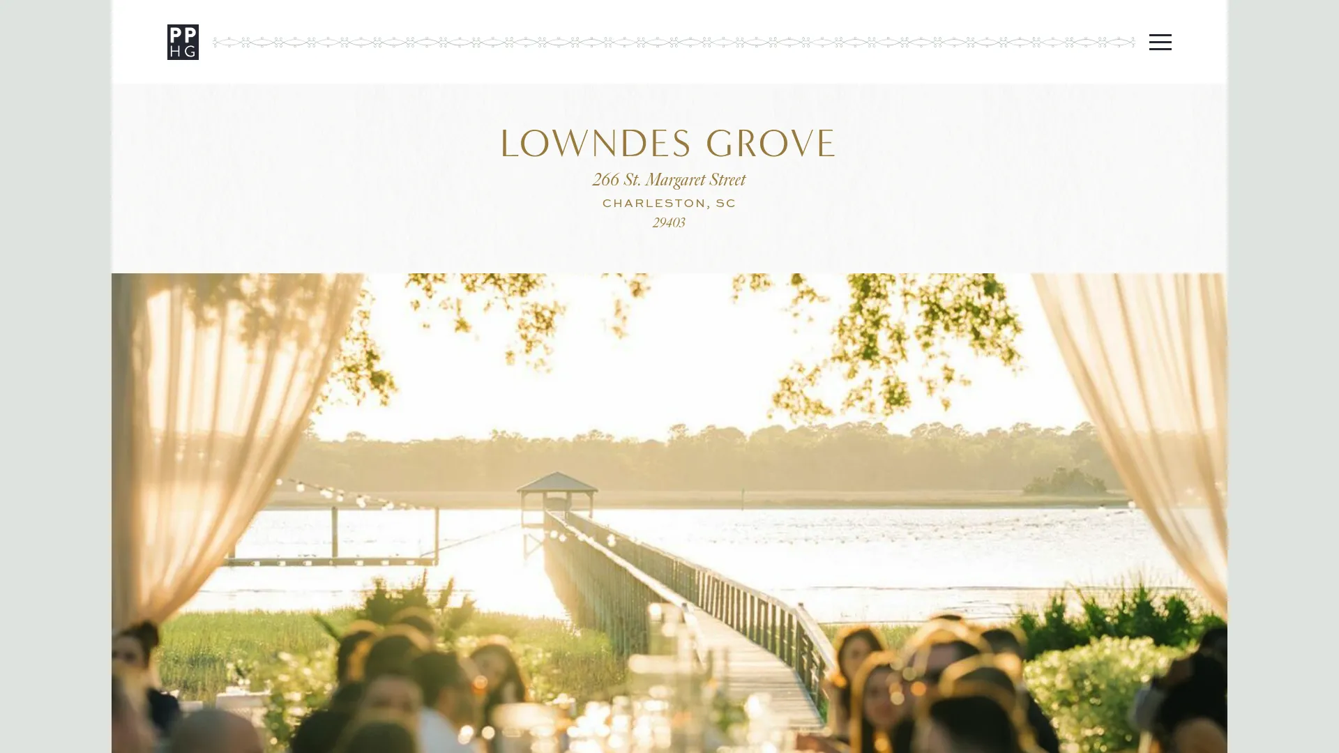 Lowndes Grove waterfront estate with historic mansion