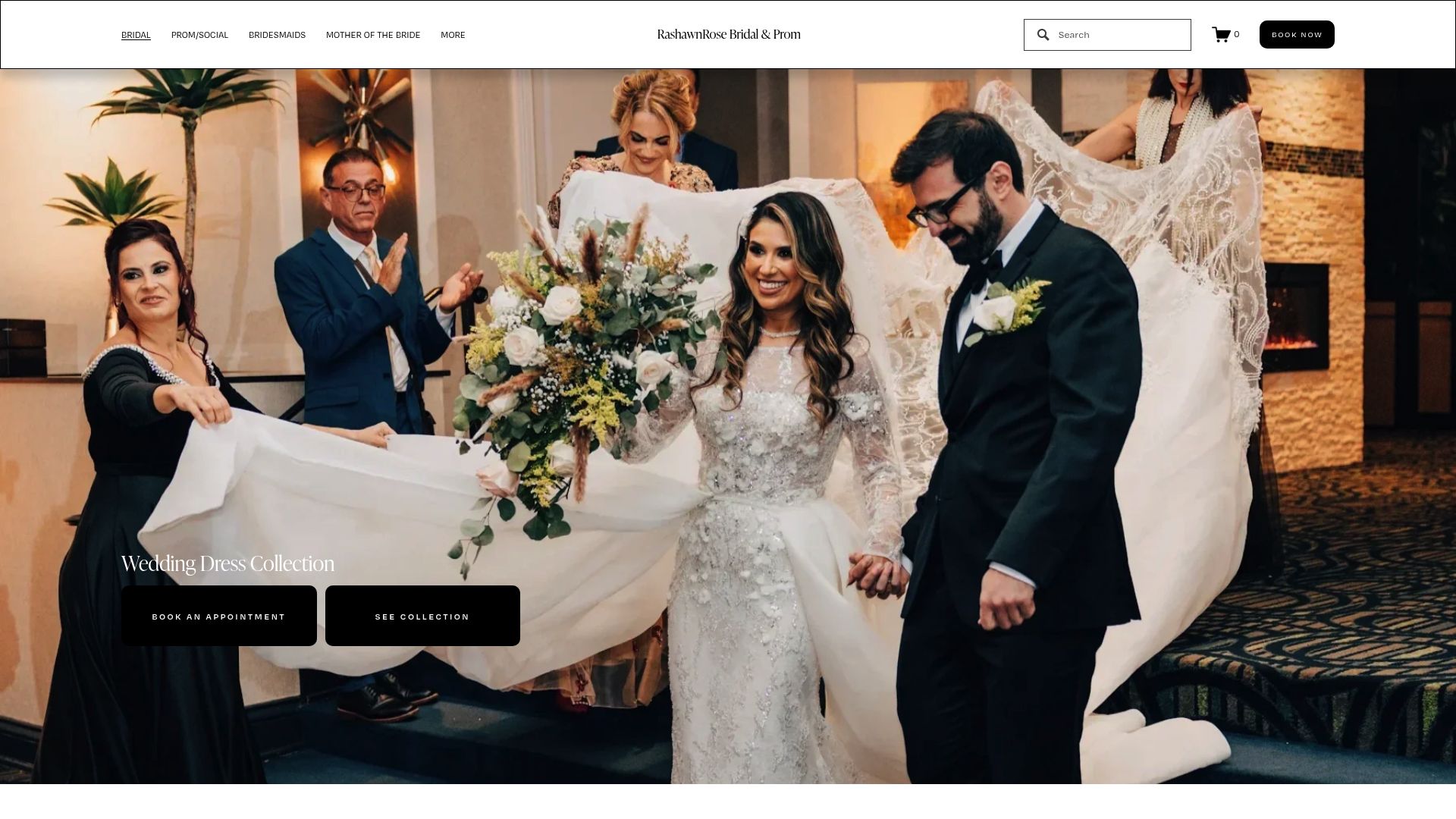 RashawnRose Bridal designer selection