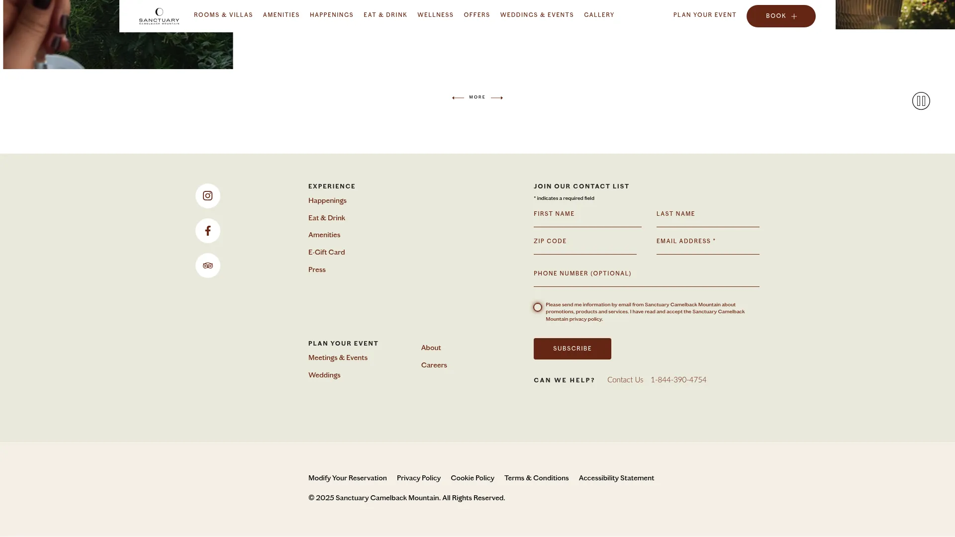 Sanctuary Camelback Mountain exclusive luxury wedding venue with valley views