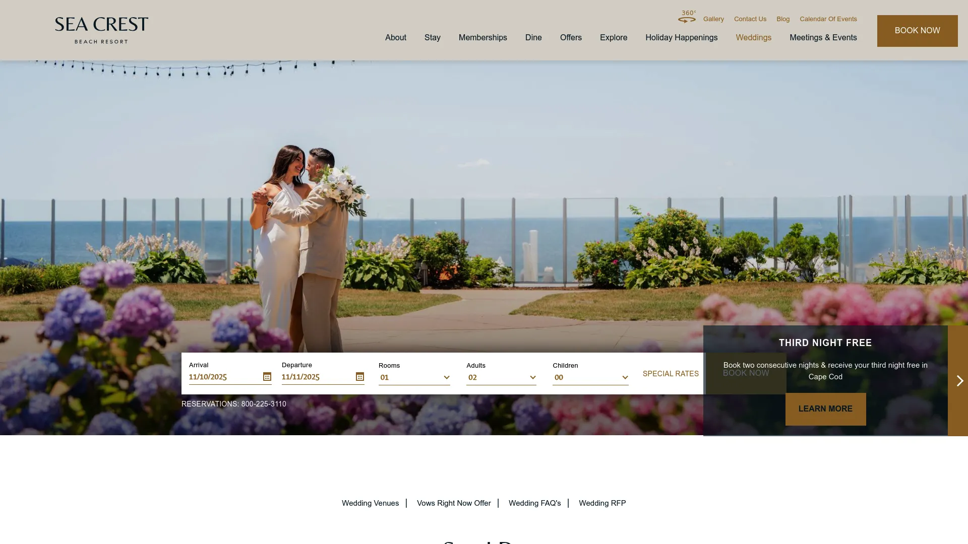 Sea Crest Beach Resort Ocean View Ballroom