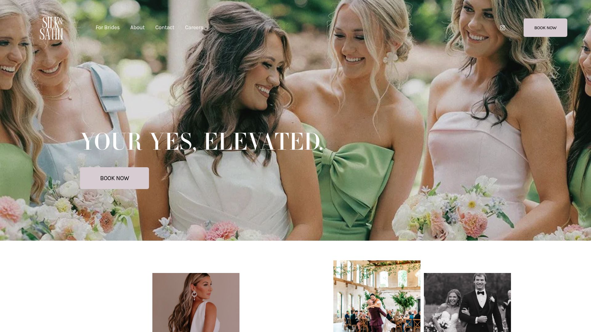 Silk and Satin Bridal traditional boutique on Pelham Road