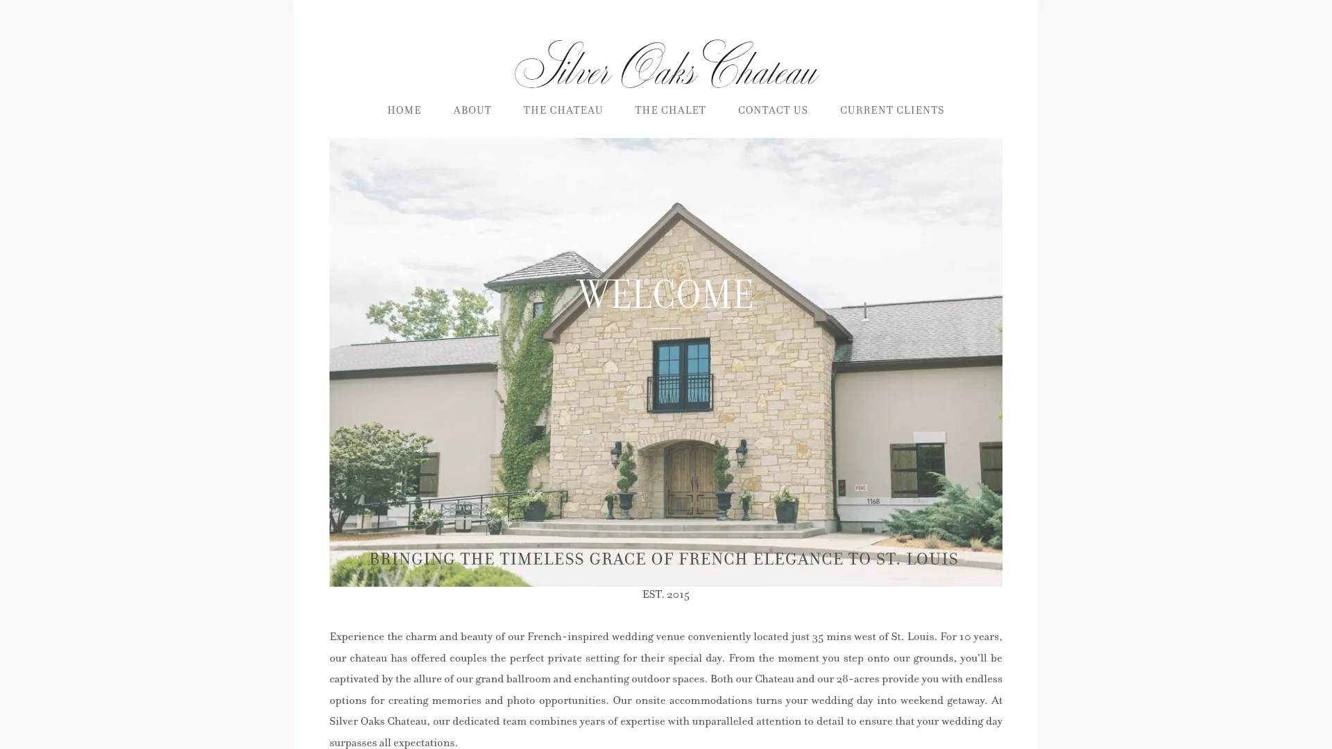 Silver Oaks Chateau exterior showing French-inspired architecture