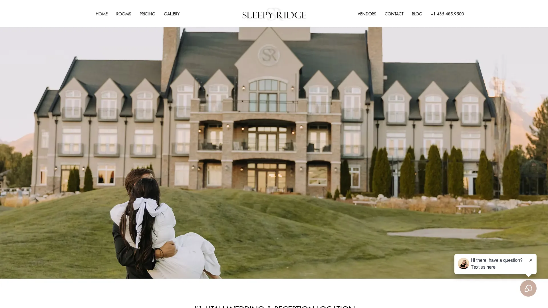 Sleepy Ridge Weddings venue exterior