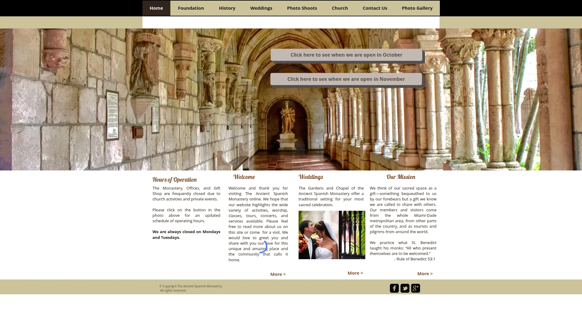 Ancient Spanish Monastery medieval wedding venue