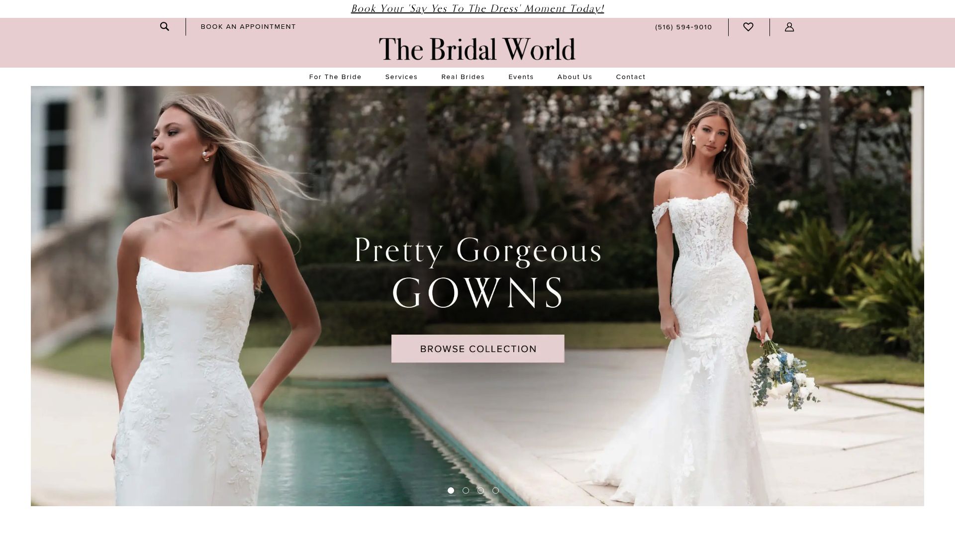 The Bridal World boutique interior