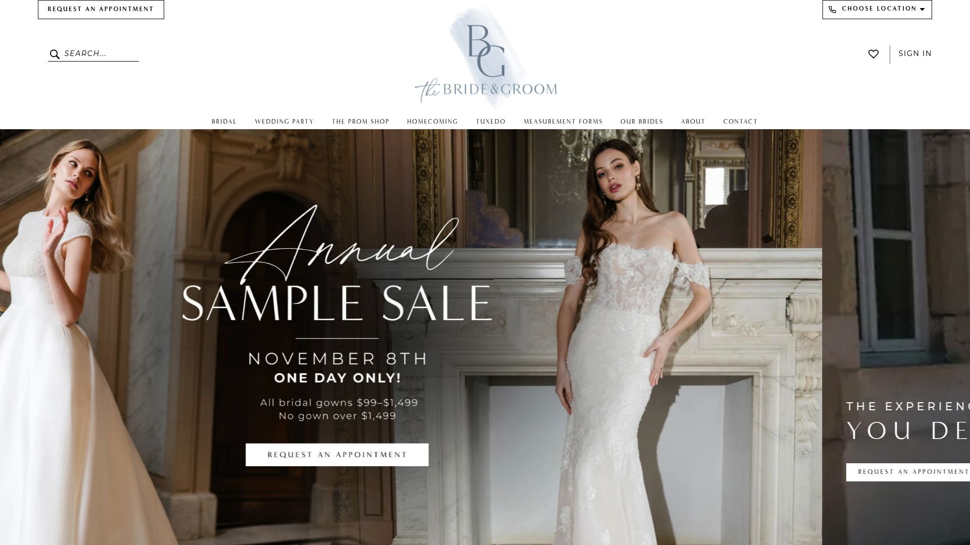 The Bride & Groom historic downtown location