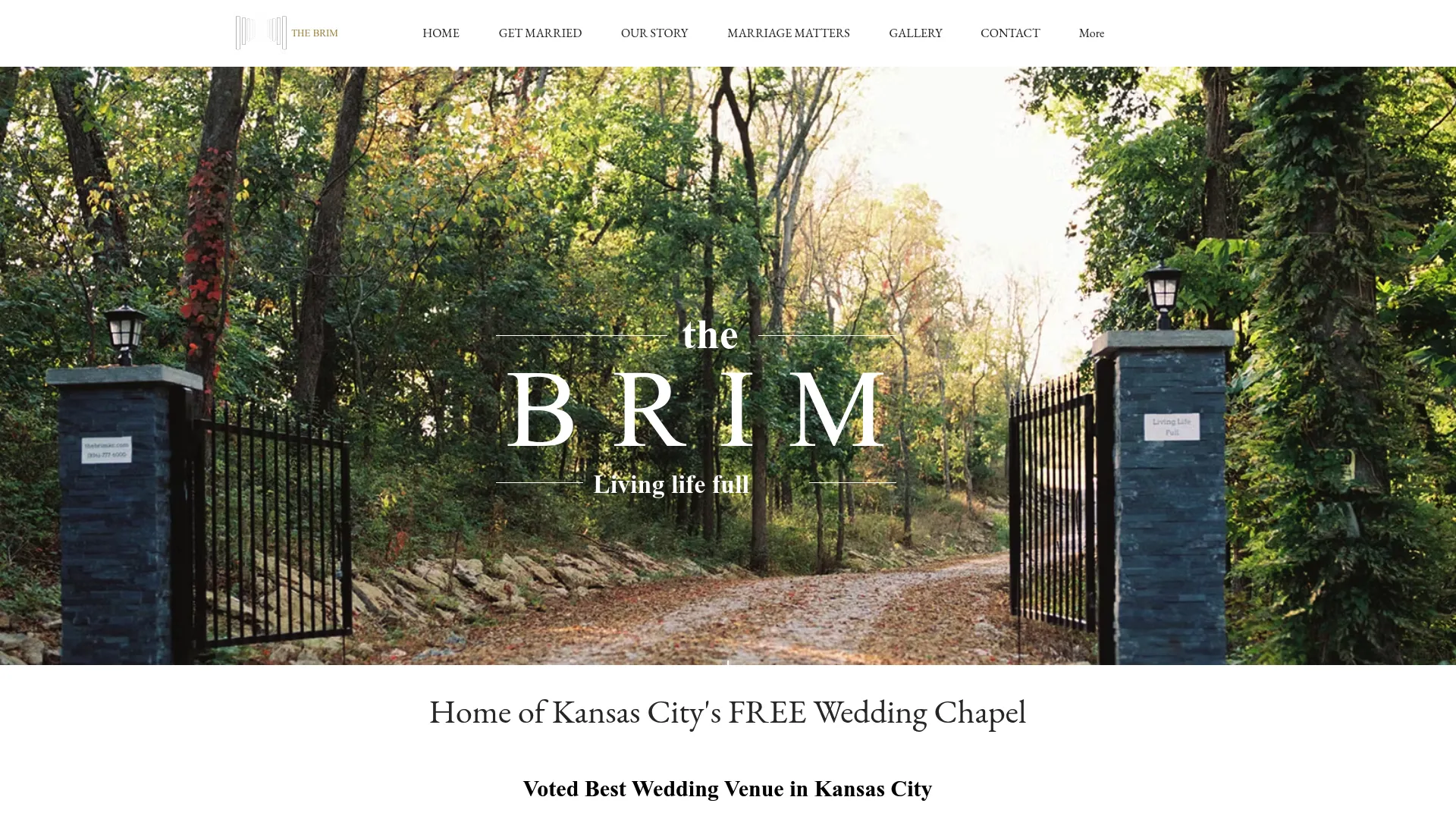 The Brim KC modern chapel wedding venue