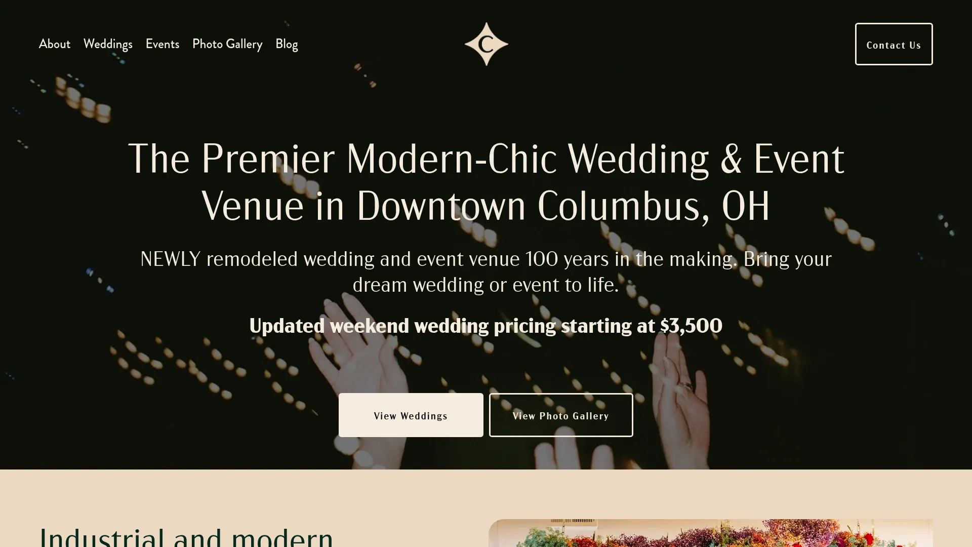 The Century historic industrial wedding venue