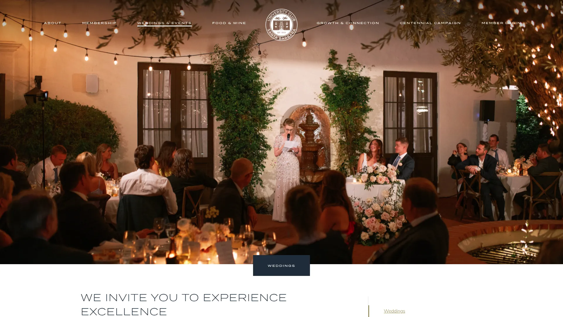 University Club Riviera Mansion historic castle wedding venue Santa Barbara