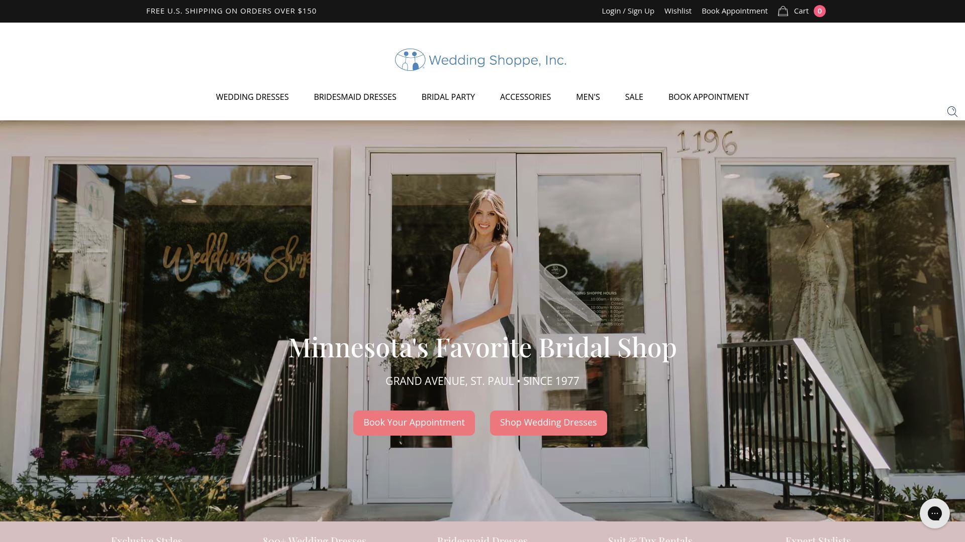 Wedding Shoppe Inc St Paul bridal salon