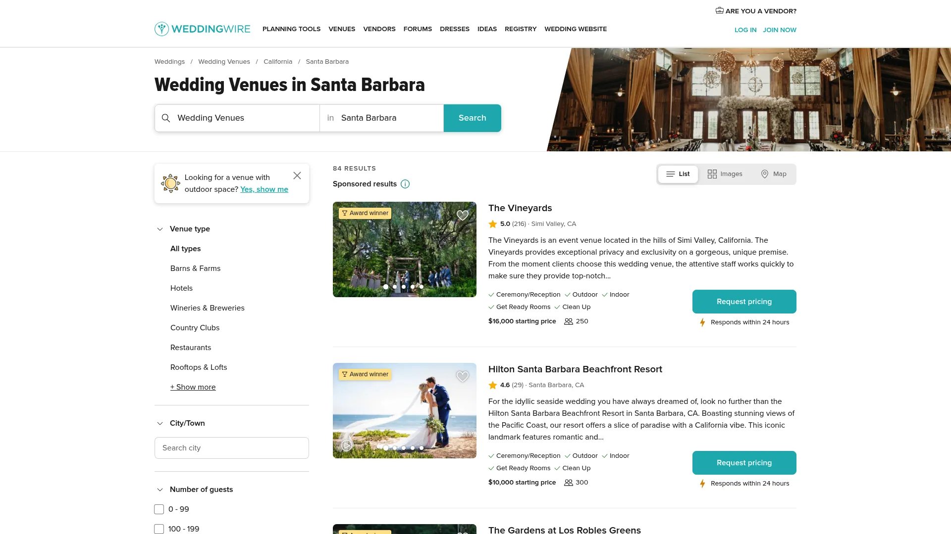 Santa Barbara Zoo unique wedding venue with animal encounters